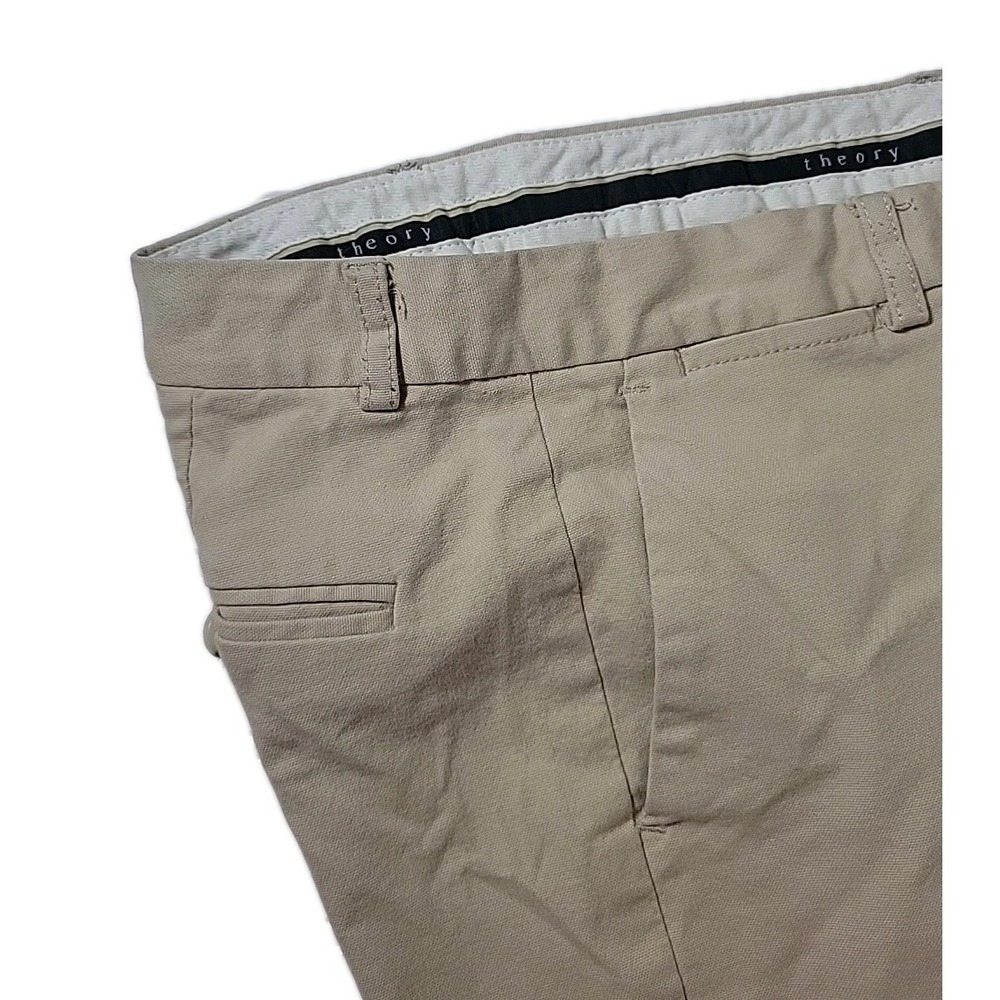 Theory Women's Beige Bermuda Shorts